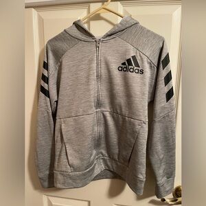 Adidas Fleece Zip Up Hoodie